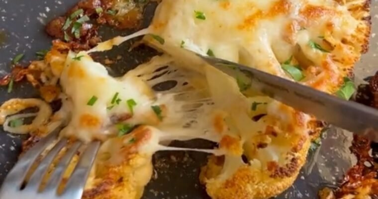 Cheesy Cauliflower Steaks