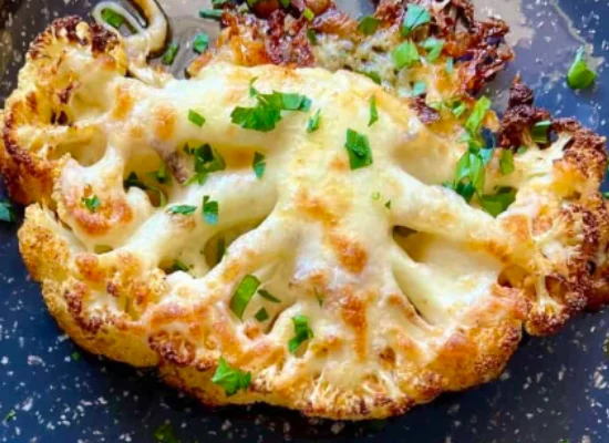 Cheesy Cauliflower Steaks