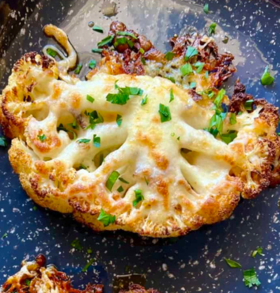 Cheesy Cauliflower Steaks