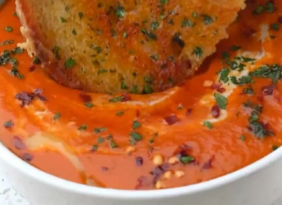 Herb Grilled Cheese & Tomato Soup